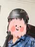 野马（YEMA）头盔电动车女3c认证新国标夏季防晒四季通用电瓶车半盔男安全帽摩托车 皮亚黑配透明长镜 实拍图