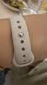 码仕适用苹果手表表带apple watch/ultra4/3/iwatch s12/11/10/9/8/7/6/SE女士硅胶亲肤小蛮腰秋冬腕带 实拍图