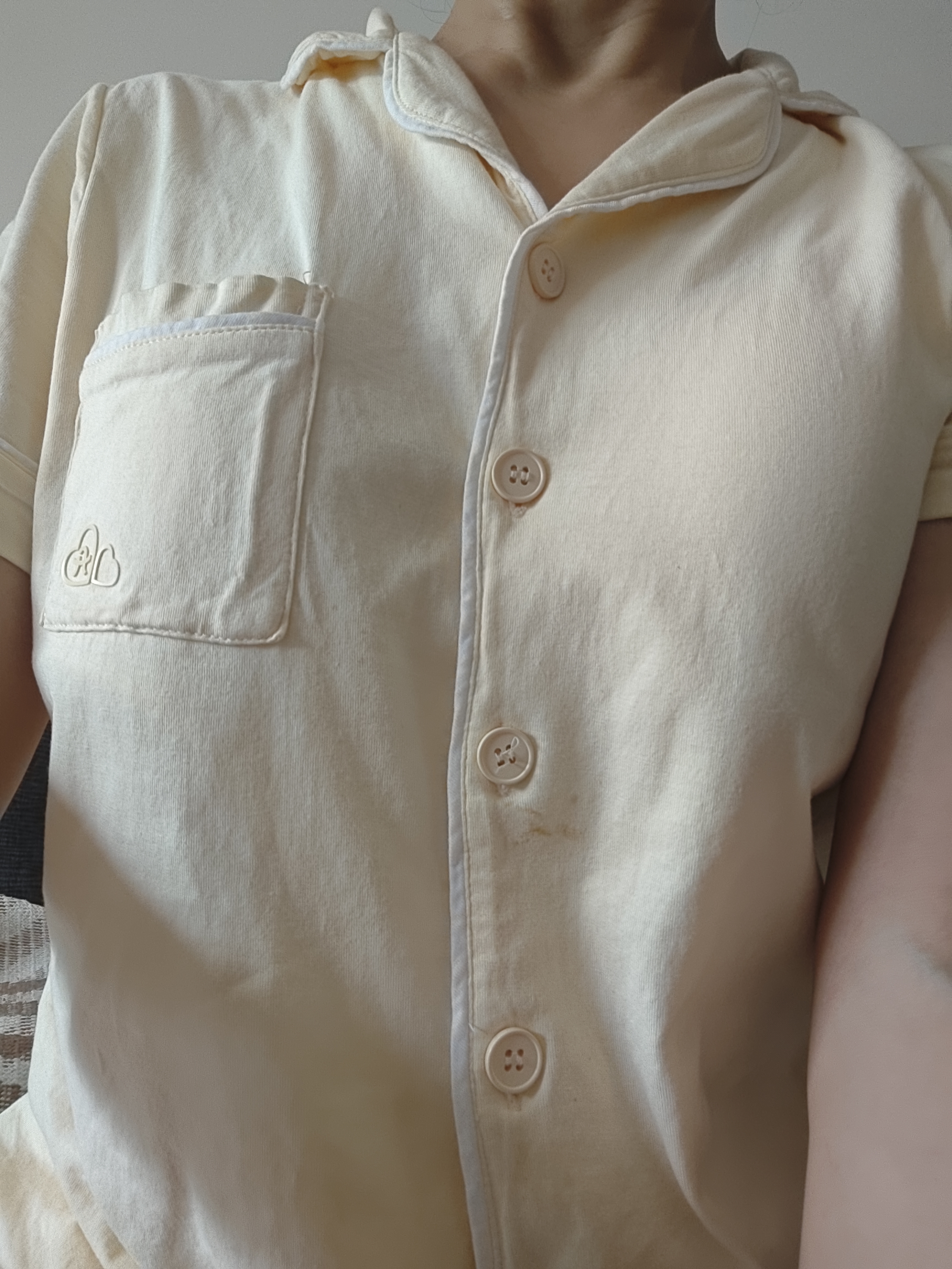 芬腾睡衣女带胸垫纯棉26年夏新款7A抑菌女士短裤家居服套装 实拍图