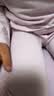 优衣库婴幼儿HEATTECH棉混纺圆领T恤/长袖宝宝保暖衣秋衣478444 10 水粉色 100 实拍图