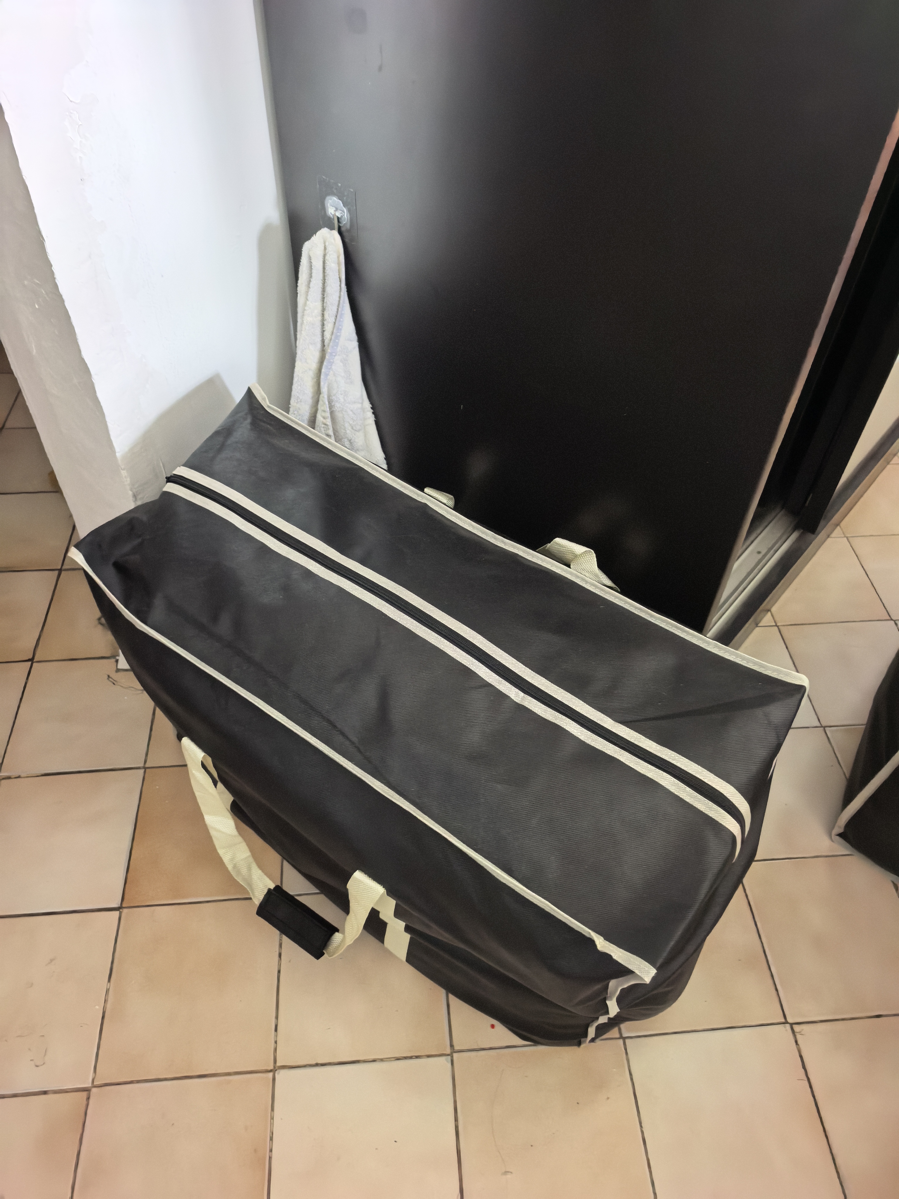 得力（deli）巨能装搬家袋打包收纳袋棉被袋衣服被子储物袋 大号110升 3只装PG103 实拍图