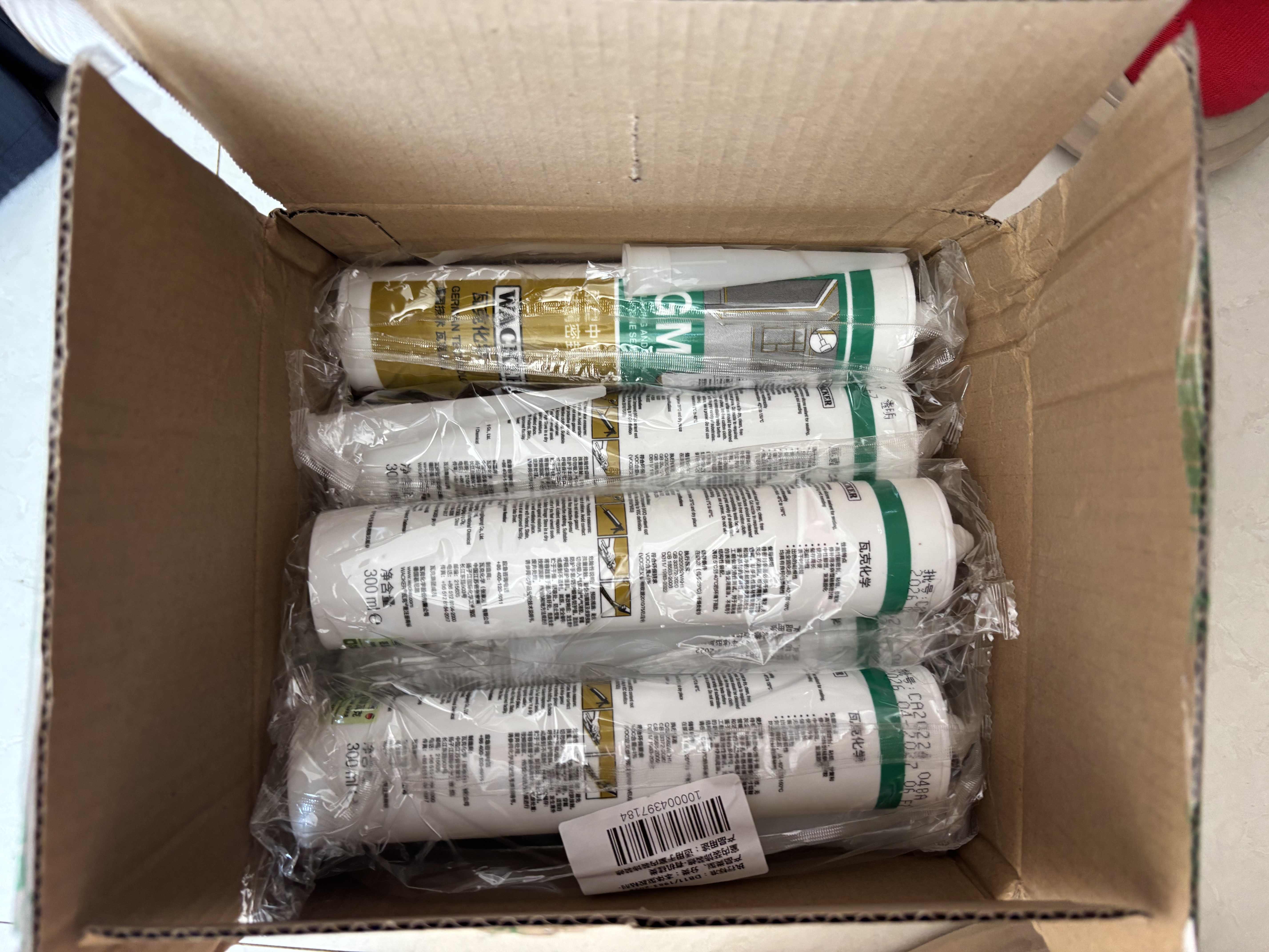 瓦克（WACKER）GM玻璃胶通用型厨卫密封胶美容胶中性门窗橱柜封边胶透明 实拍图