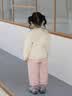 班喜迪女童毛衣冬装2026新款宝宝加绒加厚针织衫儿童毛线内搭上衣秋冬款 米色 110 晒单实拍图