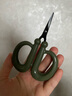 飞兹（fizz）多功能漂浮钓鱼剪刀莫兰迪色不锈钢锯齿状剪鱼线/铝罐/铅皮迷你户外生活裁剪文具用品绿色FZ21217 实拍图
