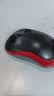 罗技（Logitech）M185鼠标 无线鼠标 办公鼠标 对称鼠标 黑色红边 带无线2.4G接收器 实拍图