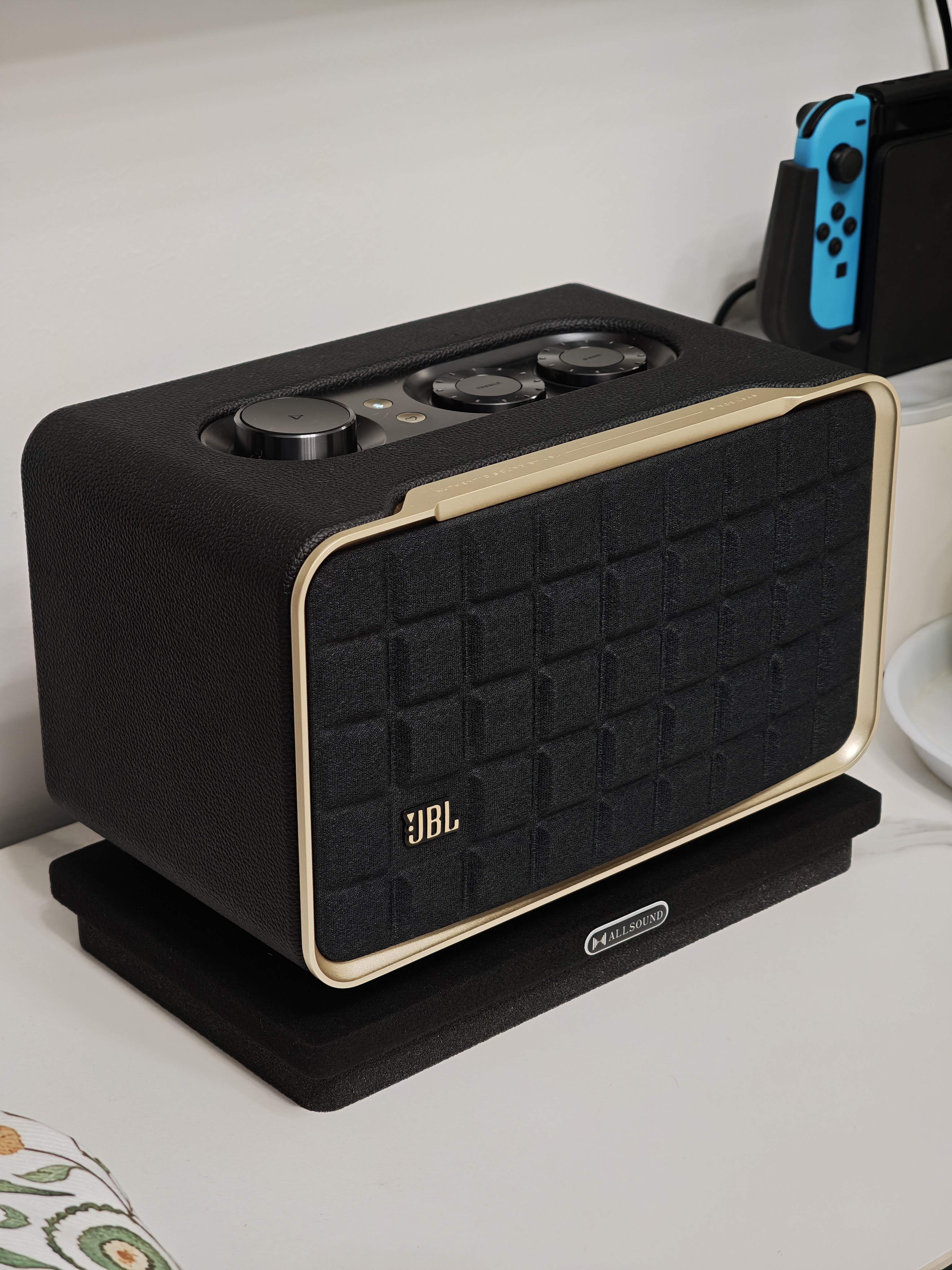 JBL【80周年尊享礼盒】音乐世家A200 蓝牙音响 电脑桌面音箱家用室内低音炮WiFi蓝牙  黑色 实拍图