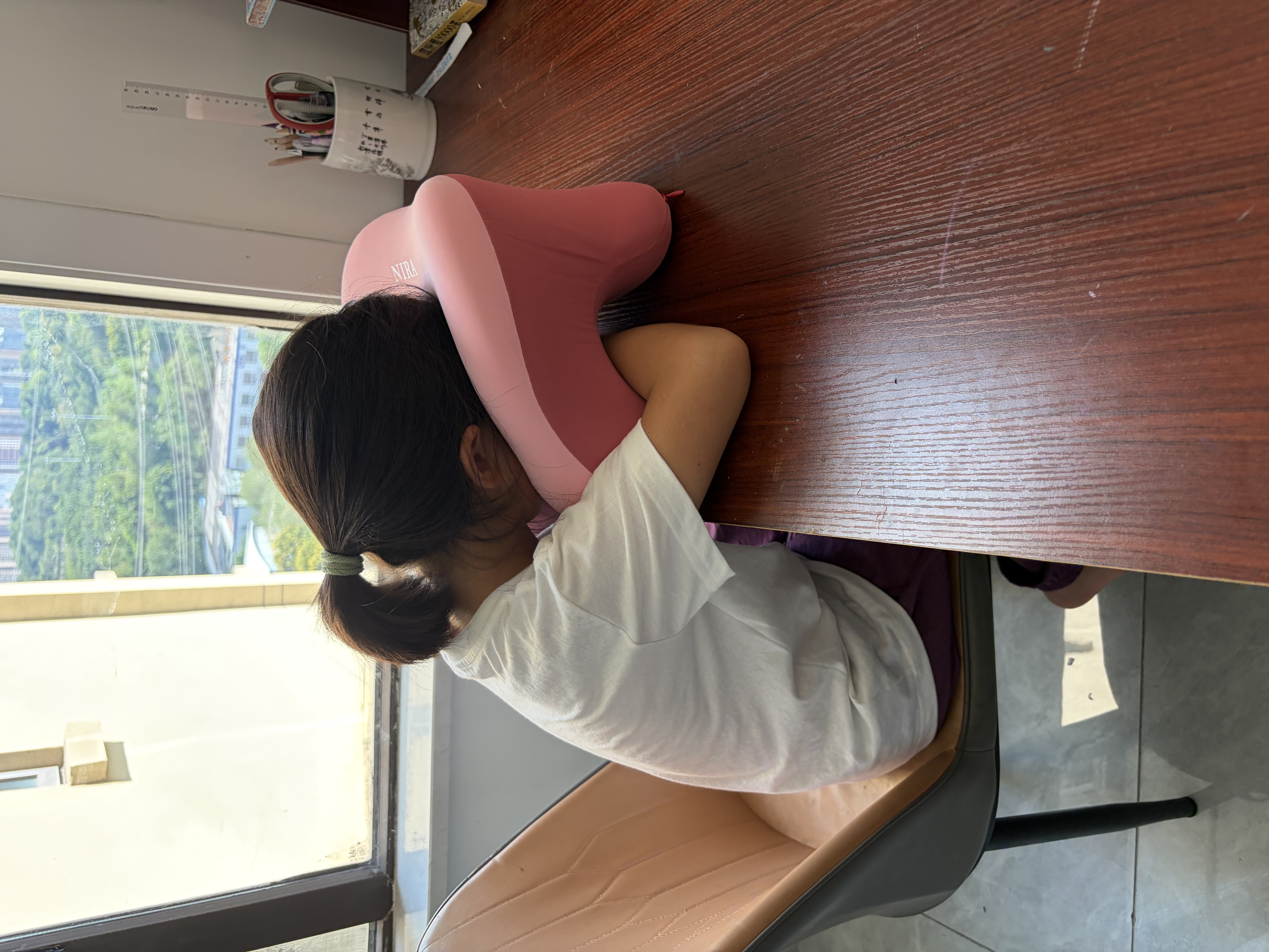 尼拉午睡枕小学生儿童午休神器趴睡枕头成人办公室专用抱枕午睡神器枕 实拍图