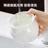 京东京造 炖盅【传统瓦罐】陶瓷蒸蛋辅食带盖赠勺子 瓦罐450ML白色2只装 实拍图