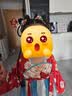 叩素女童汉服假发古风头饰一体儿童假发包古装日常发髻造型盘发垫发饰 实拍图