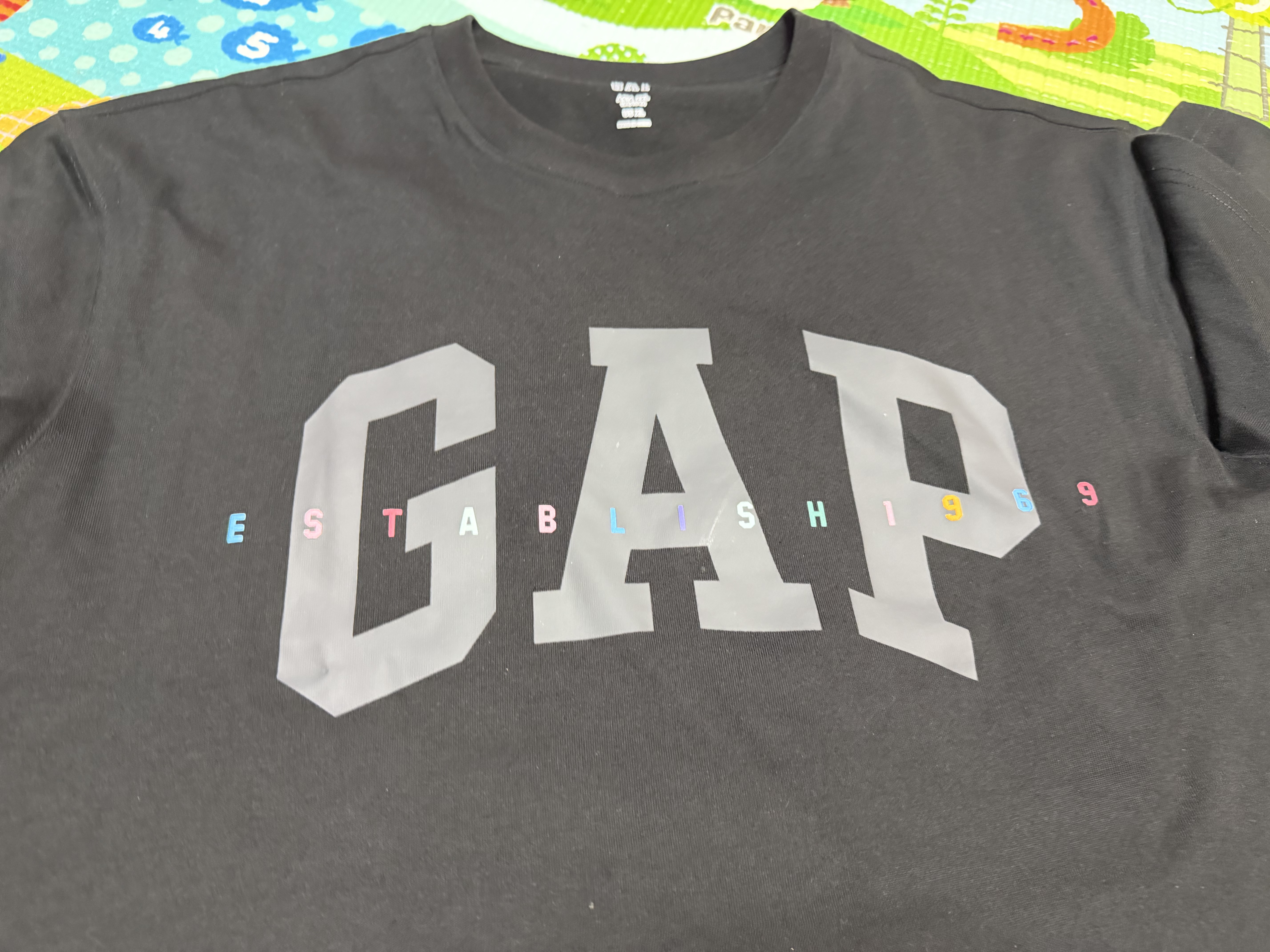 盖璞（GAP）男女装2026春季新款纯棉logo印花宽松短袖T恤百搭上衣868222 实拍图