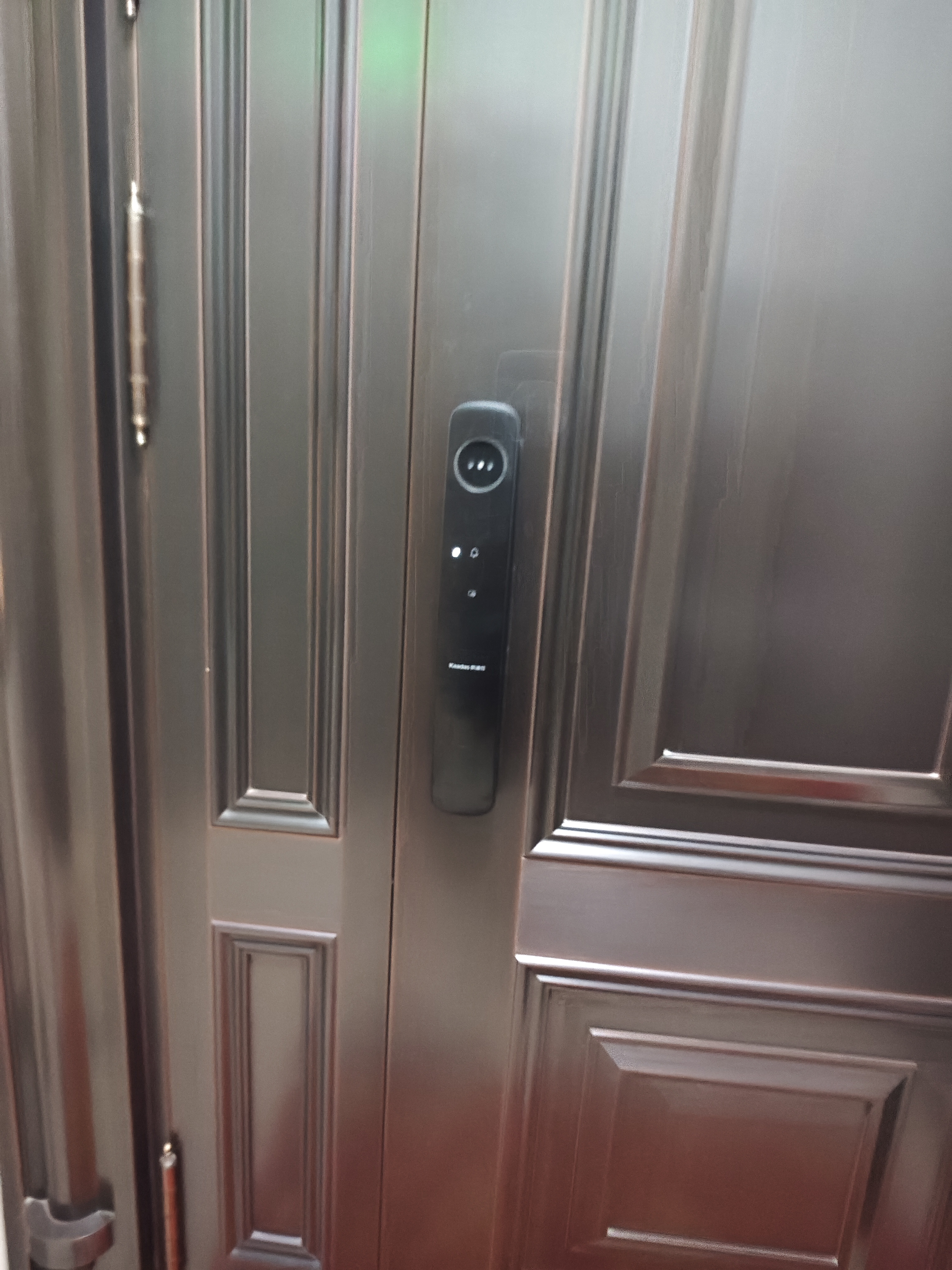 凯迪仕（KAADAS）智能门锁 3D人脸识别可视猫眼大屏指纹锁全自动 Q20F Pro V2 实拍图