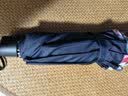 天堂伞 加大雨伞三折 经典商务伞格纹10骨加大雨伞男女 藏青 实拍图