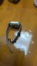 MSSM适用苹果手表表带apple watch爱马仕款iwatch S12小牛皮真皮表带ultra4/S11/10/9/Se3 黑色44-49mm 实拍图