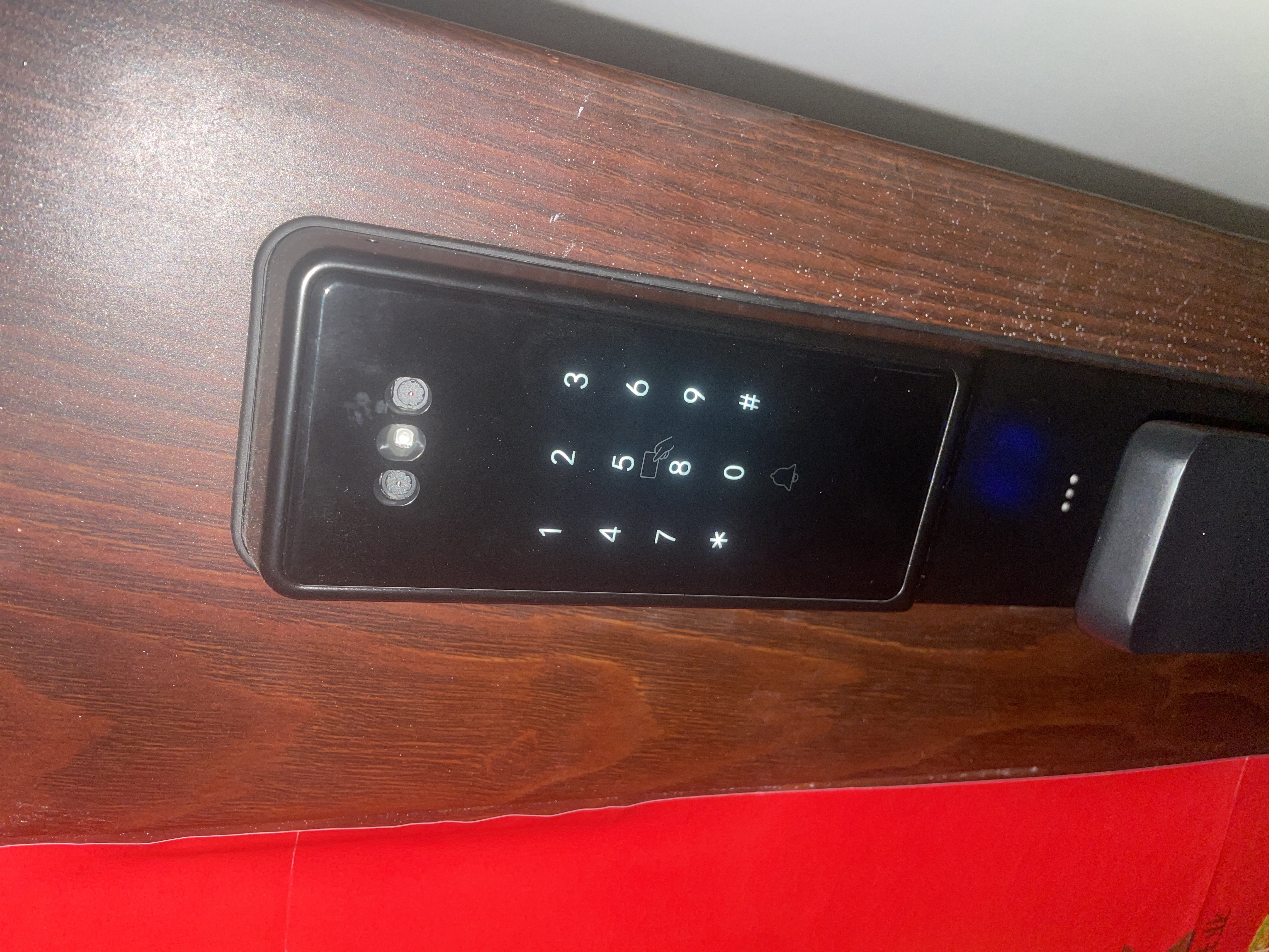 BECK人脸指纹锁家用智能门锁防盗密码锁智能锁入户门电子锁猫眼V6P 实拍图