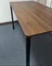 京东京造万象桌电脑桌家用桌书桌学习桌办公桌实木胡桃木色100*60cm 实拍图