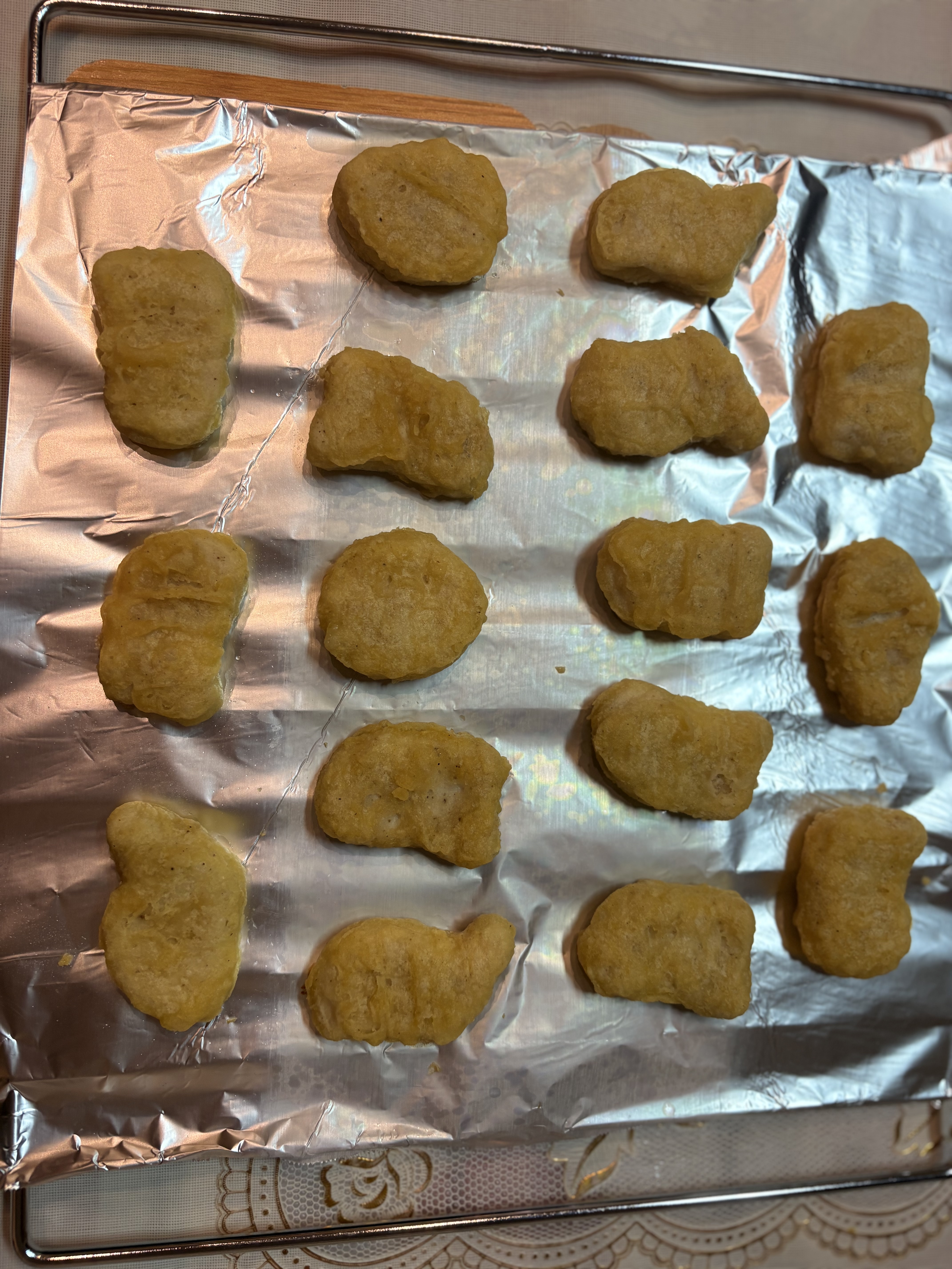 圣农鸡块原味2斤 黄金鸡块 油炸鸡块 裹粉炸鸡块 鸡块半成品 上校鸡块 实拍图