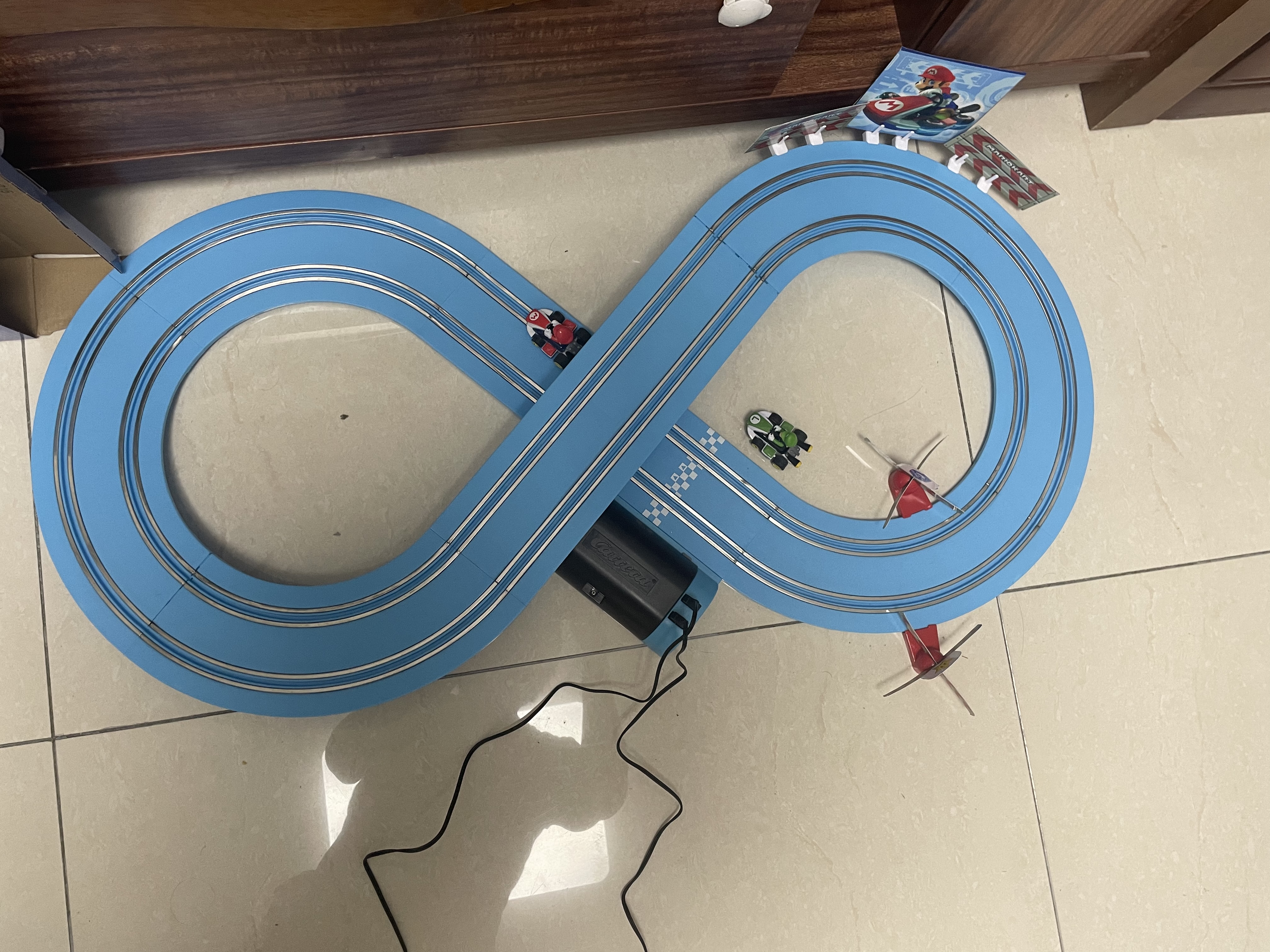 Carrera轨道赛车First系列马里奥超级玛丽男孩生日礼物双人遥控车 实拍图