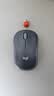 罗技（Logitech）M185鼠标 无线鼠标 办公鼠标 对称鼠标 黑色灰边 带无线2.4G接收器 实拍图