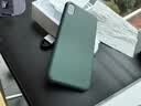 品胜 适用苹果Xs max手机壳iphoneXs MAX柔性液态保护套XSmax超薄全包手机壳 暗夜绿 实拍图