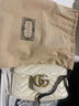 古驰（GUCCI）女包 Marmont马蒙牛皮链条单肩包GG酷奇经典斜挎包包女士 mini 白色 16.5cm 酷奇女包 七夕情人节礼物 实拍图