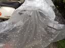 全燕（Q QUANYAN） 电动车雨衣专用全身防暴雨女款单人加大电瓶摩托车双人骑行雨披 【无镜套】3XL单人-雪花白 均码 1件 可视仪表盘+赠运费险 实拍图