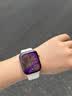 Apple/苹果 Watch S11 智能手表GPS款42毫米玫瑰金色铝金属表壳淡桃粉色运动型表带S/M MEUN4CH/B 实拍图