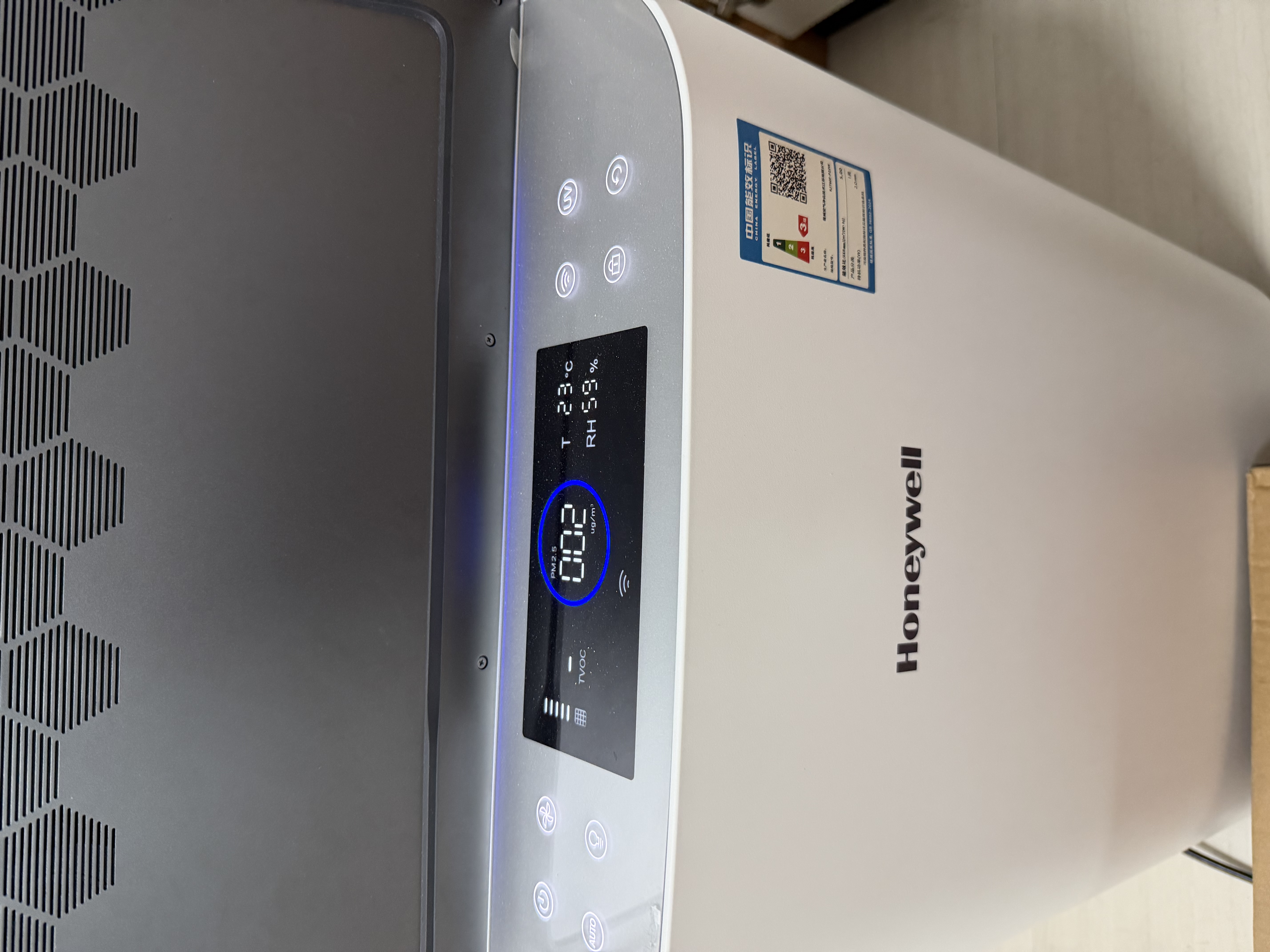 霍尼韦尔（Honeywell）H-Speed空气净化器除甲醛细菌花粉过敏原tvoc流感病毒新房除醛大空间全效净化KJ760F-P22W 实拍图