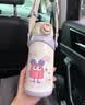 babycare儿童保温杯水壶吸管杯大宝宝学饮杯316不锈钢双饮上学600ml 实拍图