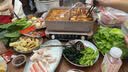美的（Midea）电火锅鸳鸯锅电煮锅火锅专用锅多功能锅料理烤肉锅分体式多功能一体电锅0氟钛陶HGS352866S 实拍图