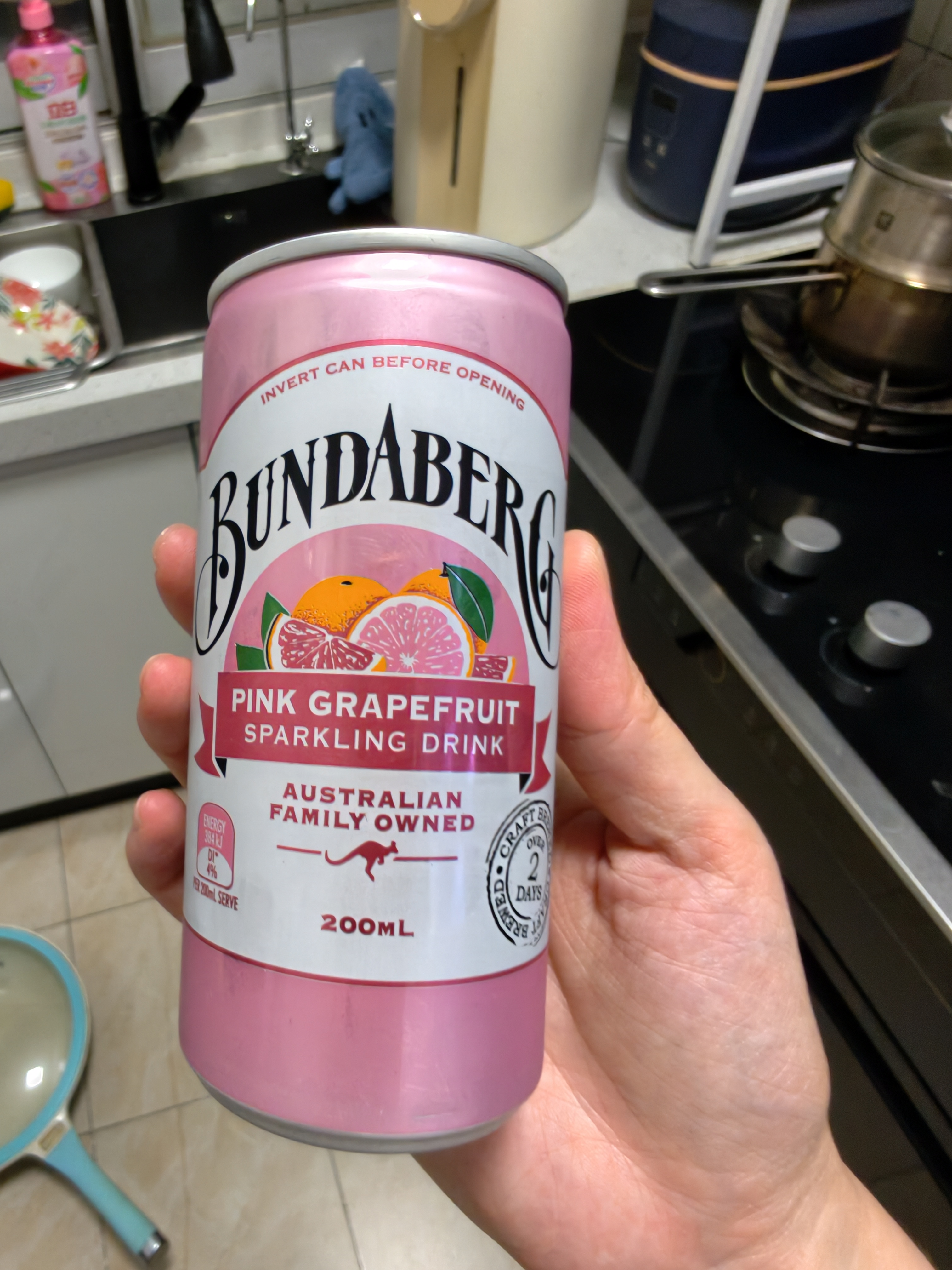 宾得宝（Bundaberg）澳洲进口含气血橙汁饮料200ml*6Mini罐 秋日出游发酵果汁气泡水 实拍图