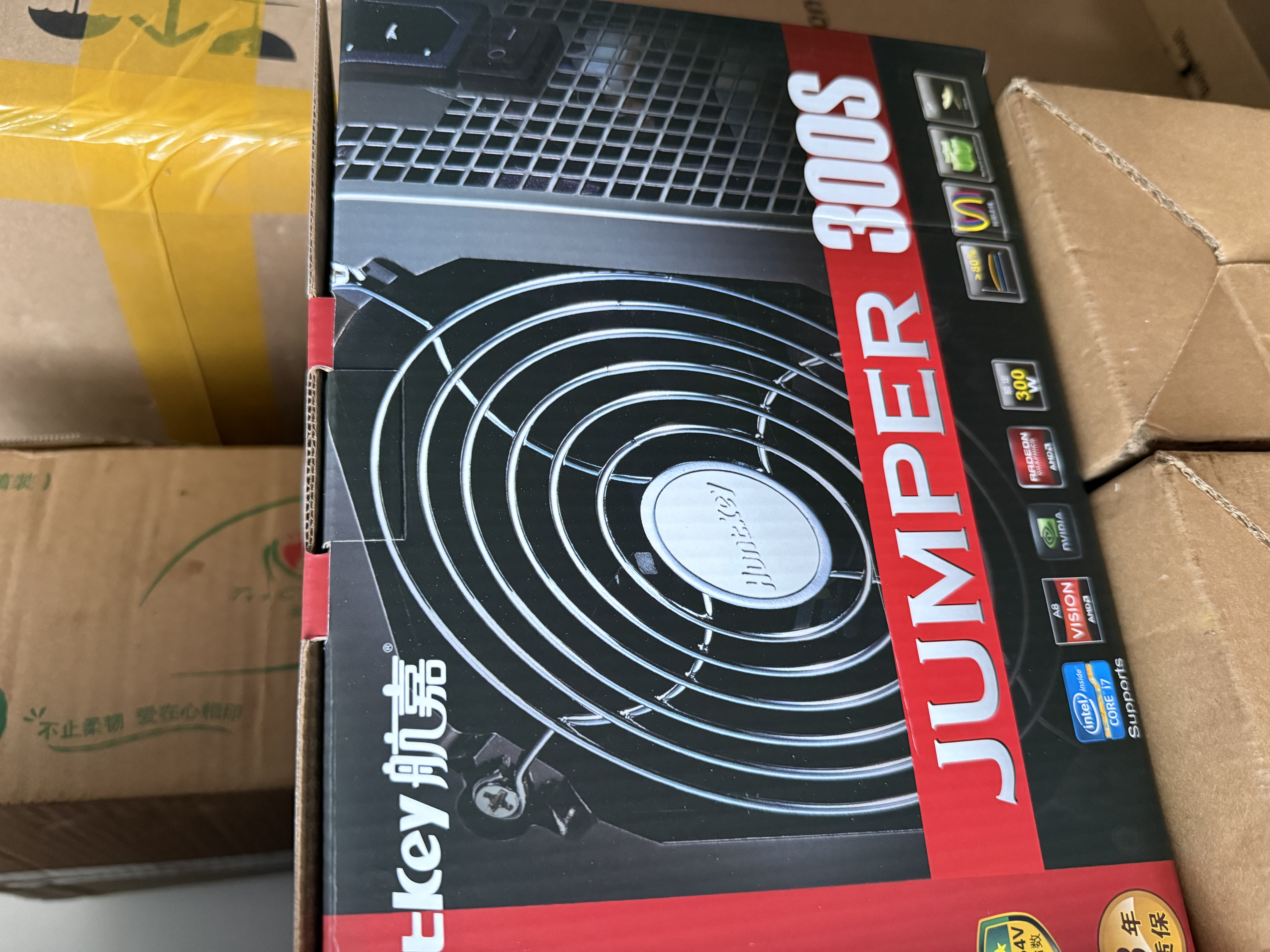 航嘉（Huntkey）JUMPER450S 450W 电脑电源 (主动PFC/双管正激/宽幅电压/背部走线/智能温控) 实拍图