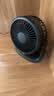 得力【工位立式小风扇】桌面usb插电风扇 小型电风扇宿舍办公室工位寝室床头桌面轻音小风扇-LK201黑 实拍图