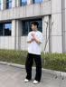 举风怪兽实验室柳叶弯刀牛仔裤男款胖子大码腿粗屁股大直筒微喇叭裤子 黑色 【高品质】 4XL 建议180-200斤收藏加购优先 实拍图