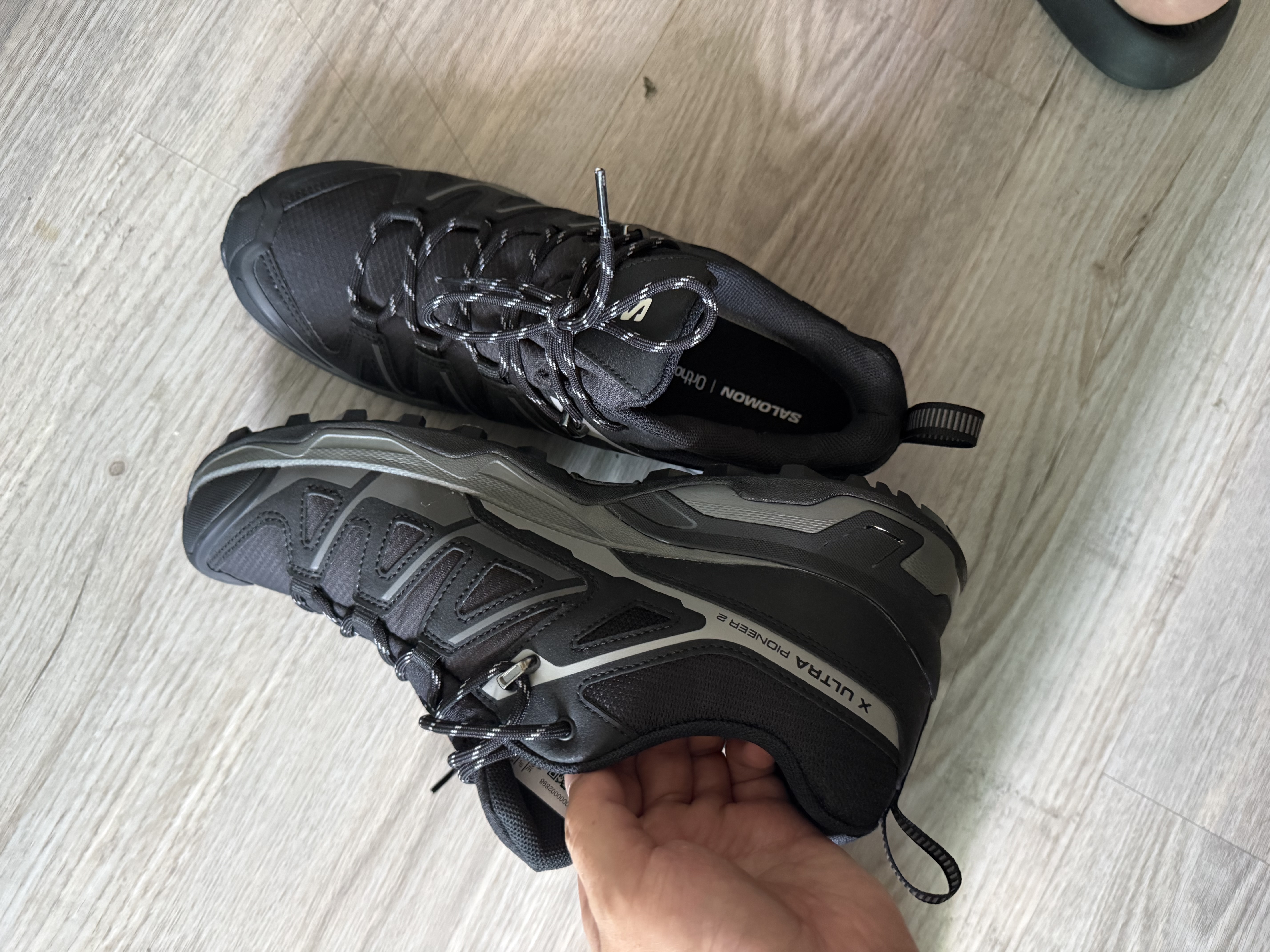 萨洛蒙（Salomon）男款 城市轻户外防水透气稳定登山徒步鞋 X ULTRA PIONEER 2 GTX 黑色 475863 42 (UK8丨 42) 实拍图