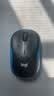 罗技（Logitech）M185鼠标 无线鼠标 办公鼠标 对称鼠标 黑色蓝边 带无线2.4G接收器 实拍图