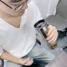 JCZS玻璃茶水分离水杯男士双层耐热摔不烂泡茶保温杯便携商务水杯 静心【双层加厚 真茶水分离】 500ml 实拍图