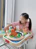 木丸子轨道积木多功能实木棋盘小火车五子棋儿童早教益智生日礼物桌游戏 实拍图