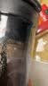特百惠（Tupperware）晶彩400ml塑料杯男女士学生运动水杯子大容量泡茶杯 酷炫黑 实拍图