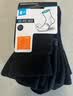 迪卡侬（DECATHLON）透气吸汗袜子运动袜高帮棉袜柔软舒适男女长袜 RS160-商务黑色-3双装 【39-42】(鞋码39/40/41/42) 实拍图