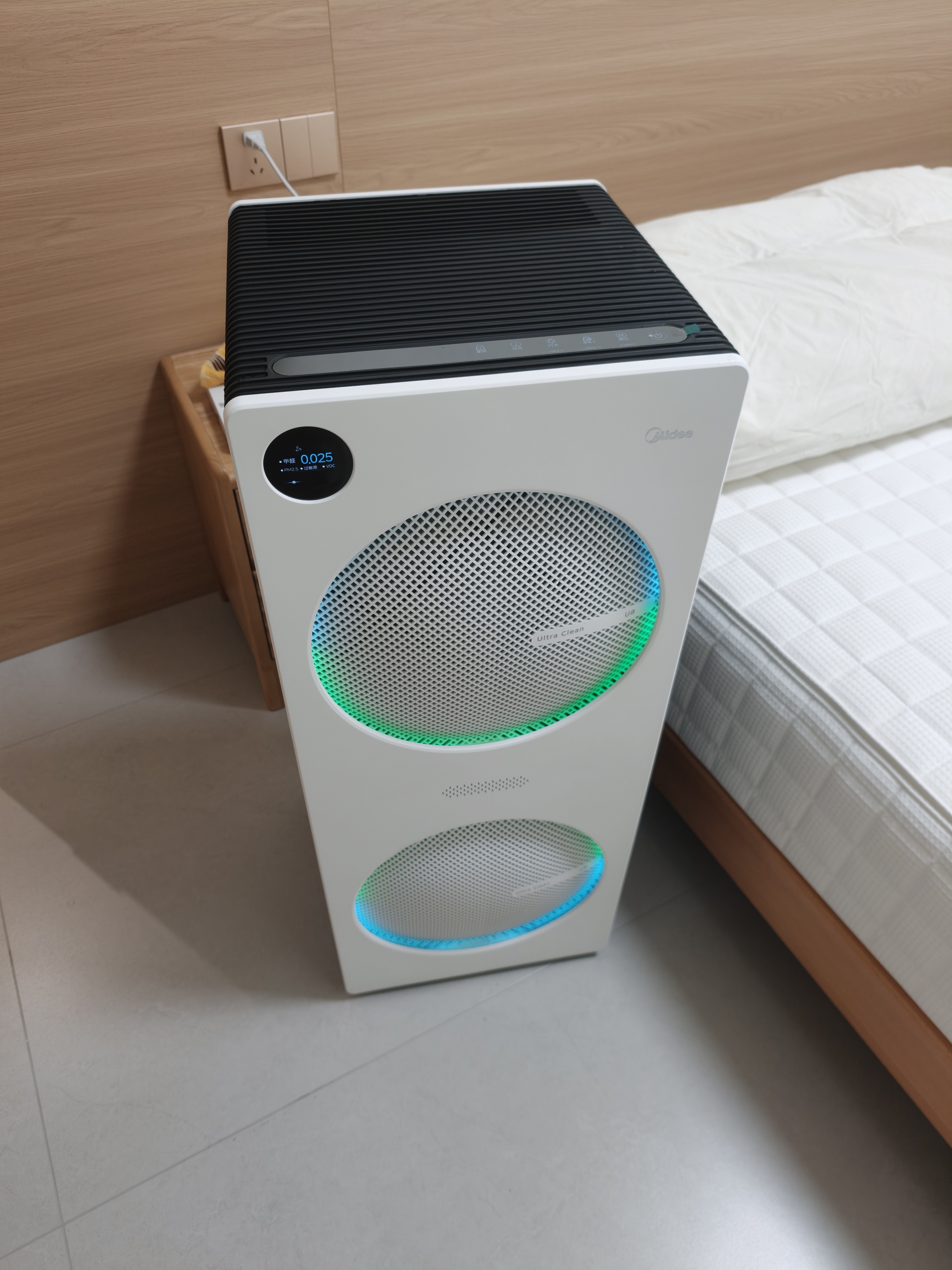 美的（Midea）【U8双风机】空气净化器除甲醛异味除过敏原除菌花粉鼻炎母婴级家用大空间净化机 DIY多场景滤网 实拍图