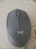 罗技（Logitech）M330 轻音鼠标 无线鼠标 办公鼠标 右手鼠标 带无线微型接收器 灰色 实拍图