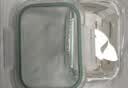 京东京造高硼硅耐热可微波分格保鲜盒学生上班族便当盒两分格1040mL 实拍图