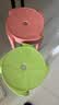 华恺之星凳子家用塑料凳加厚圆凳高凳板凳餐椅餐凳叠摞凳子YK081蓝绿橘粉 实拍图