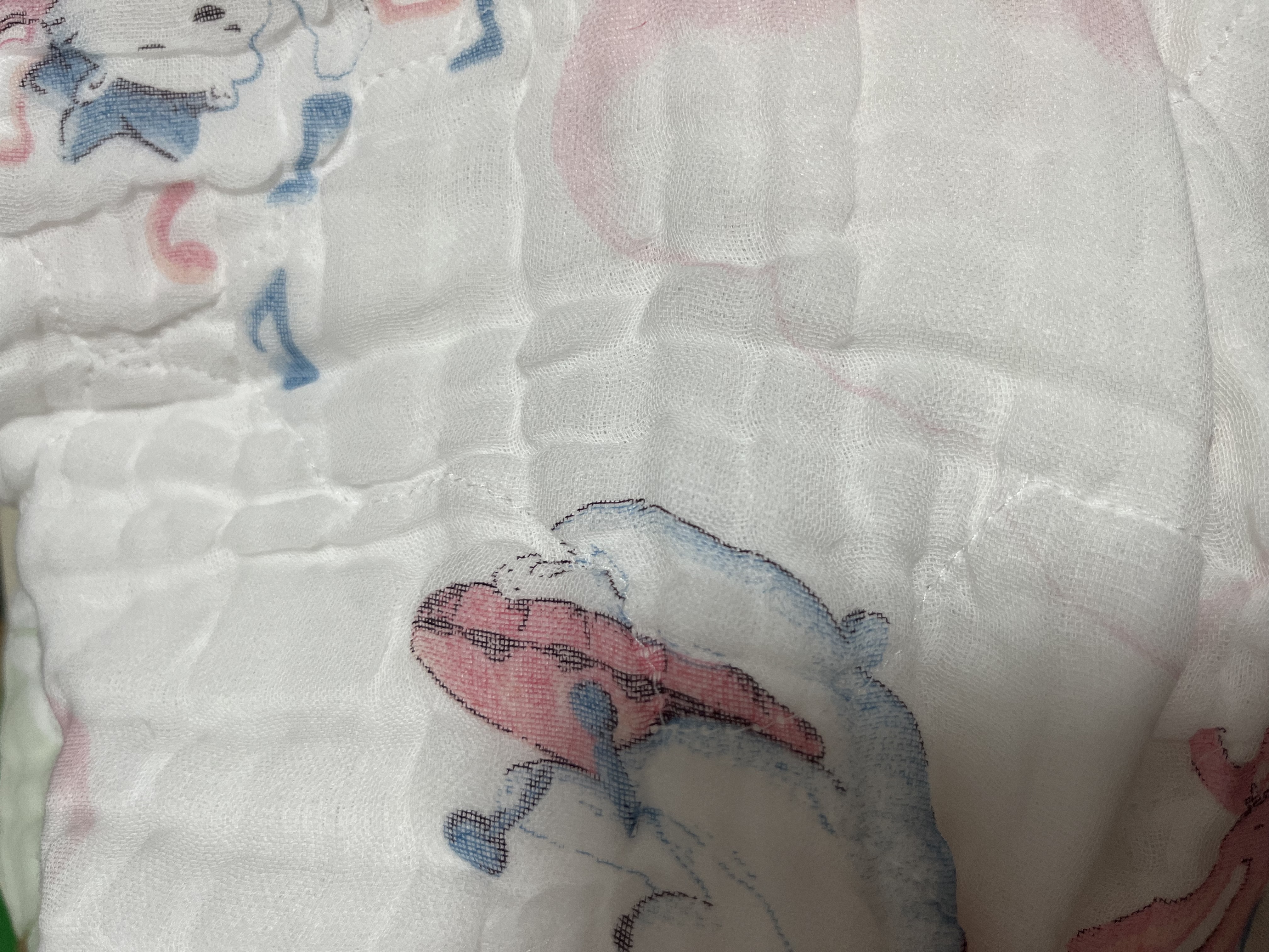 babycare婴儿浴巾新生儿童竹棉纱布洗澡巾无帽115*115cm跳舞熊 实拍图