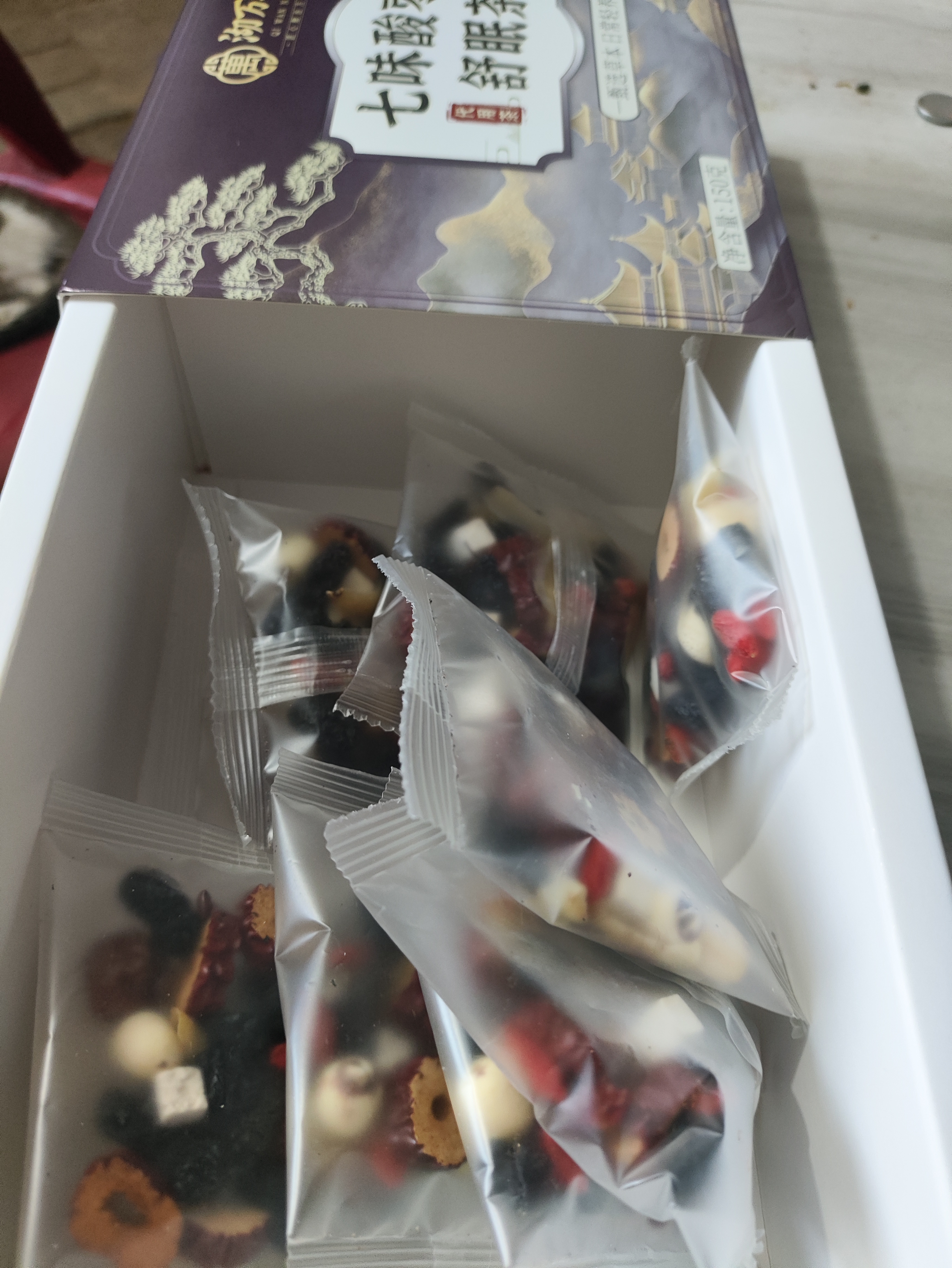 沏万年酸枣仁百合茯苓改改善睡眠助安神经衰弱多梦补失气血不足养生茶 实拍图