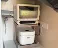 美的（Midea）小滋味2.0微烤炸一体机彩膜触控变频平板顶部烤管热风微波炉电烤箱空气炸一体2026新款F15 实拍图