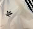 adidas复古风休闲梭织立领夹克外套男女秋季阿迪达斯官方三叶草   亮白   S 实拍图