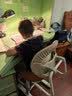 童状元儿童学习椅c12中小学生写作业升降椅可调节家用座椅电脑椅凳子 升级加高+手摇升降+动态追背咖 实拍图