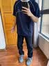 举风怪兽实验室柳叶弯刀牛仔裤男款胖子大码腿粗屁股大直筒微喇叭裤子 黑色 【高品质】 4XL 建议180-200斤收藏加购优先 实拍图