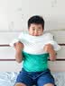 康贝邦（KangBeiBang）儿童枕头6-12岁小学生枕头记忆枕A类青少年10-15岁分区护颈枕头 实拍图
